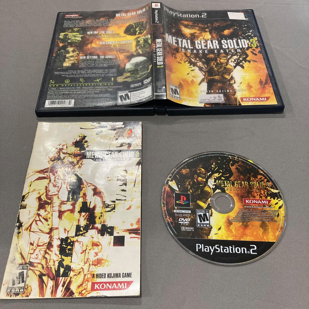 Metal Gear Solid 3 Snake Eater Playstation 2
