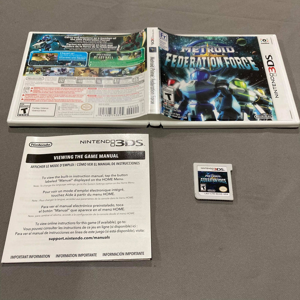 Metroid Prime Federation Force Nintendo 3DS