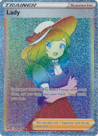 Lady - 208/196 - Hyper Rare Pokemon Card