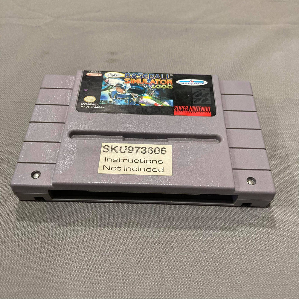Super Baseball Simulator 1.000 Super Nintendo