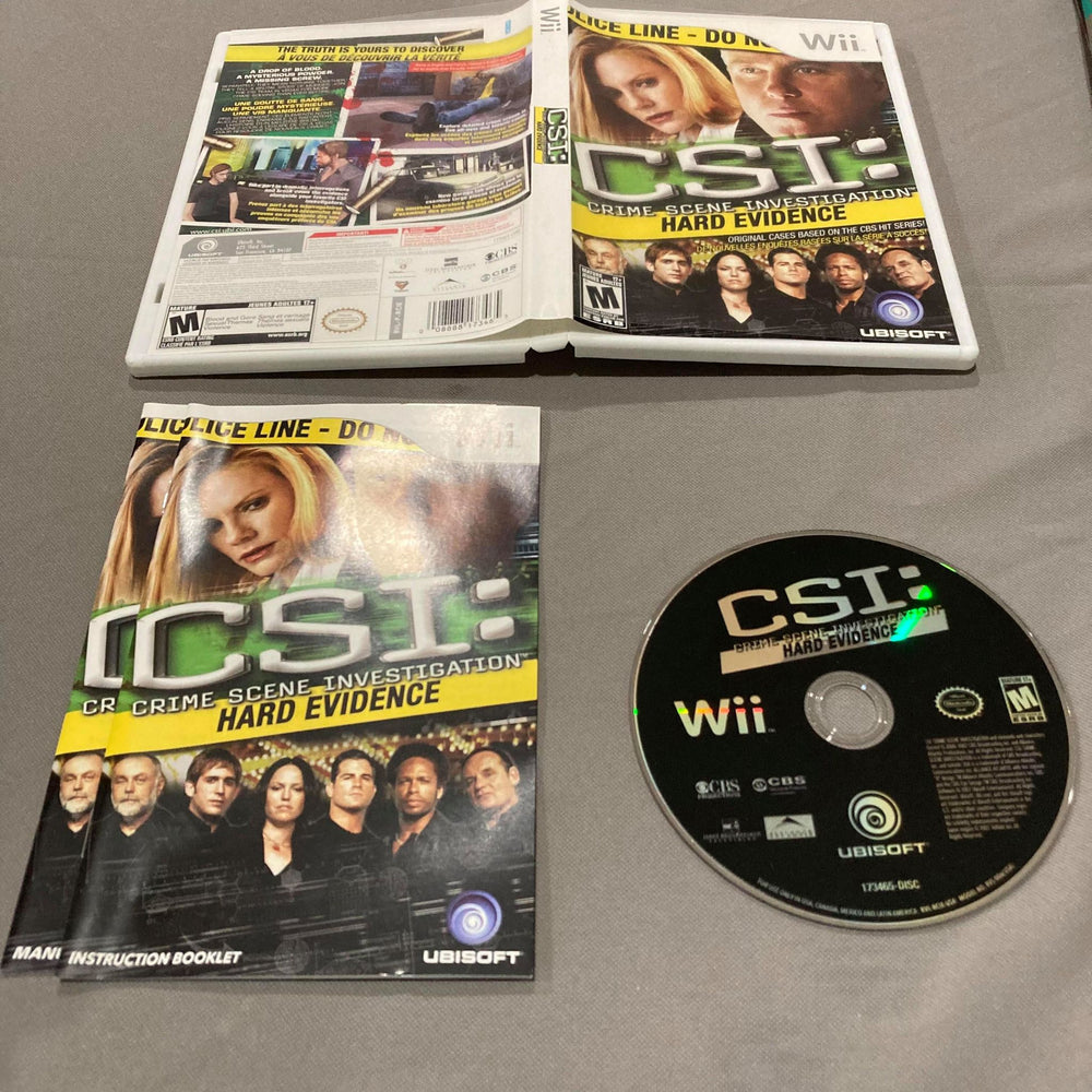 CSI Hard Evidence Wii