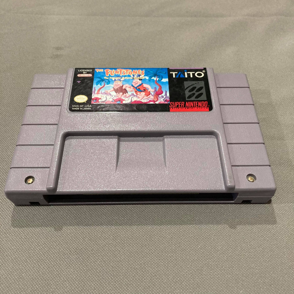 The Flintstones Treasure Of The Sierra Madrock Super Nintendo