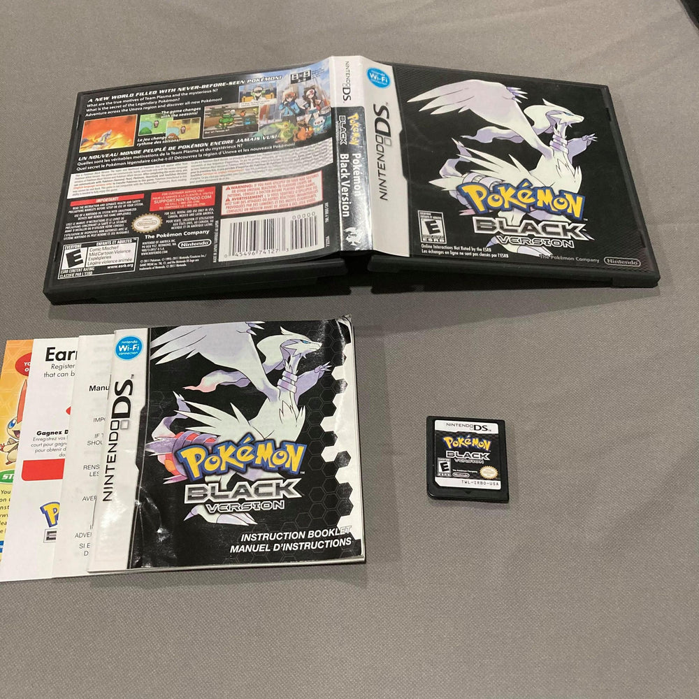Pokemon Black Nintendo DS