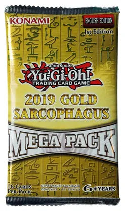 2019 Mega-Tins Mega Pack - 2019 Gold Sarcophagus Tin Mega Pack Yu-Gi-Oh! Card