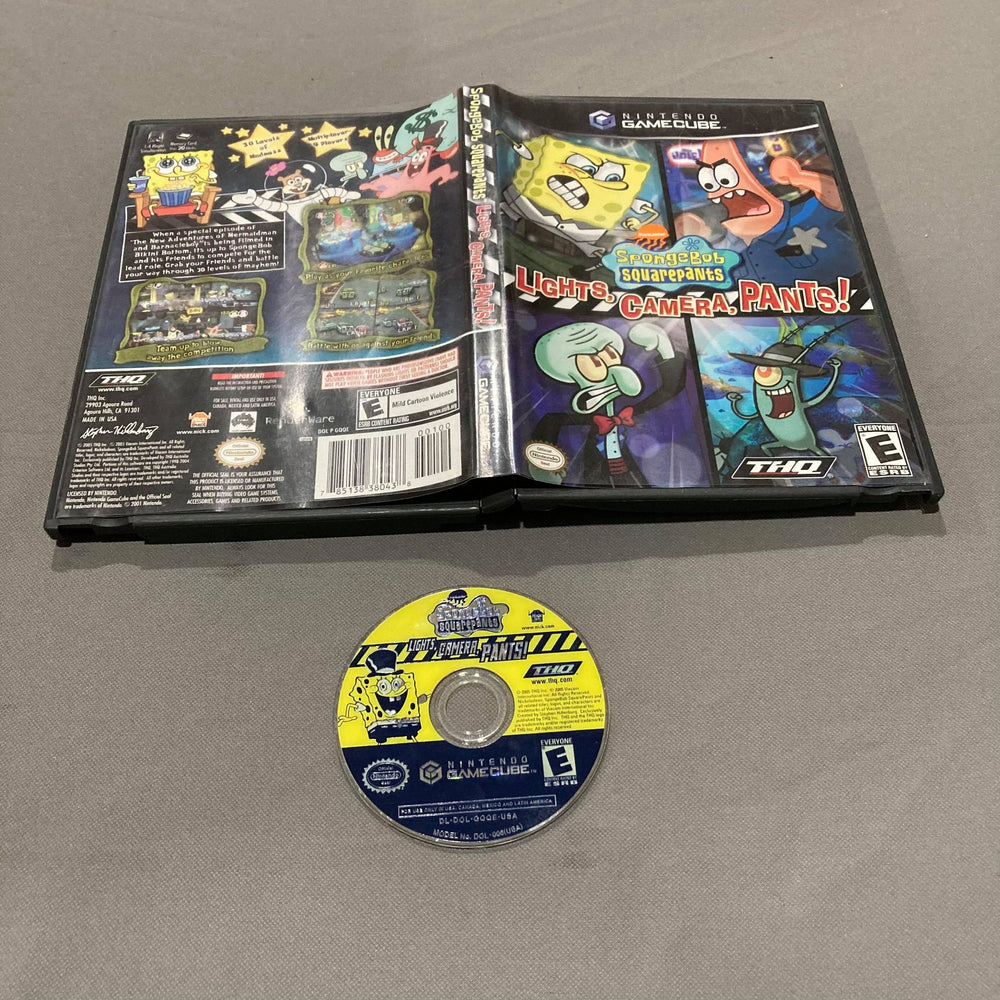 SpongeBob SquarePants Lights Camera Pants Gamecube