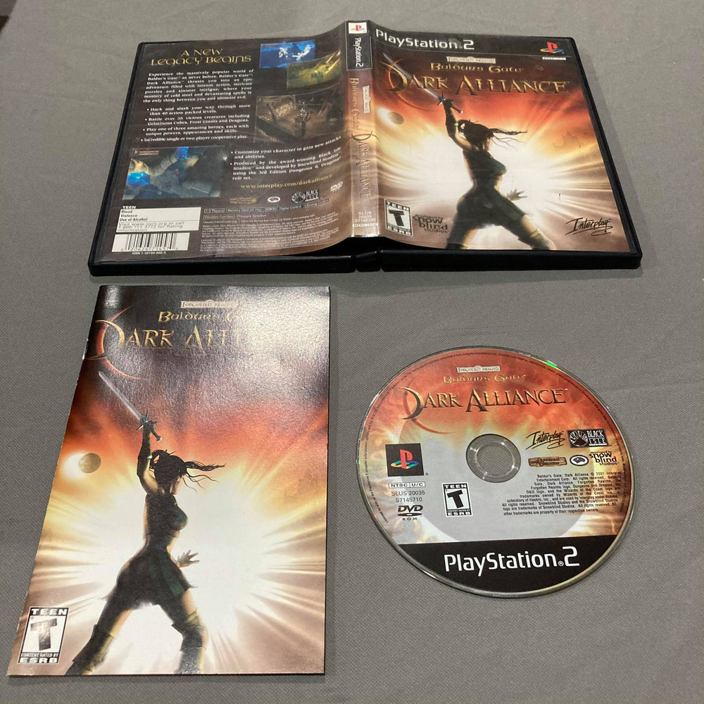 Baldur's Gate Dark Alliance Playstation 2