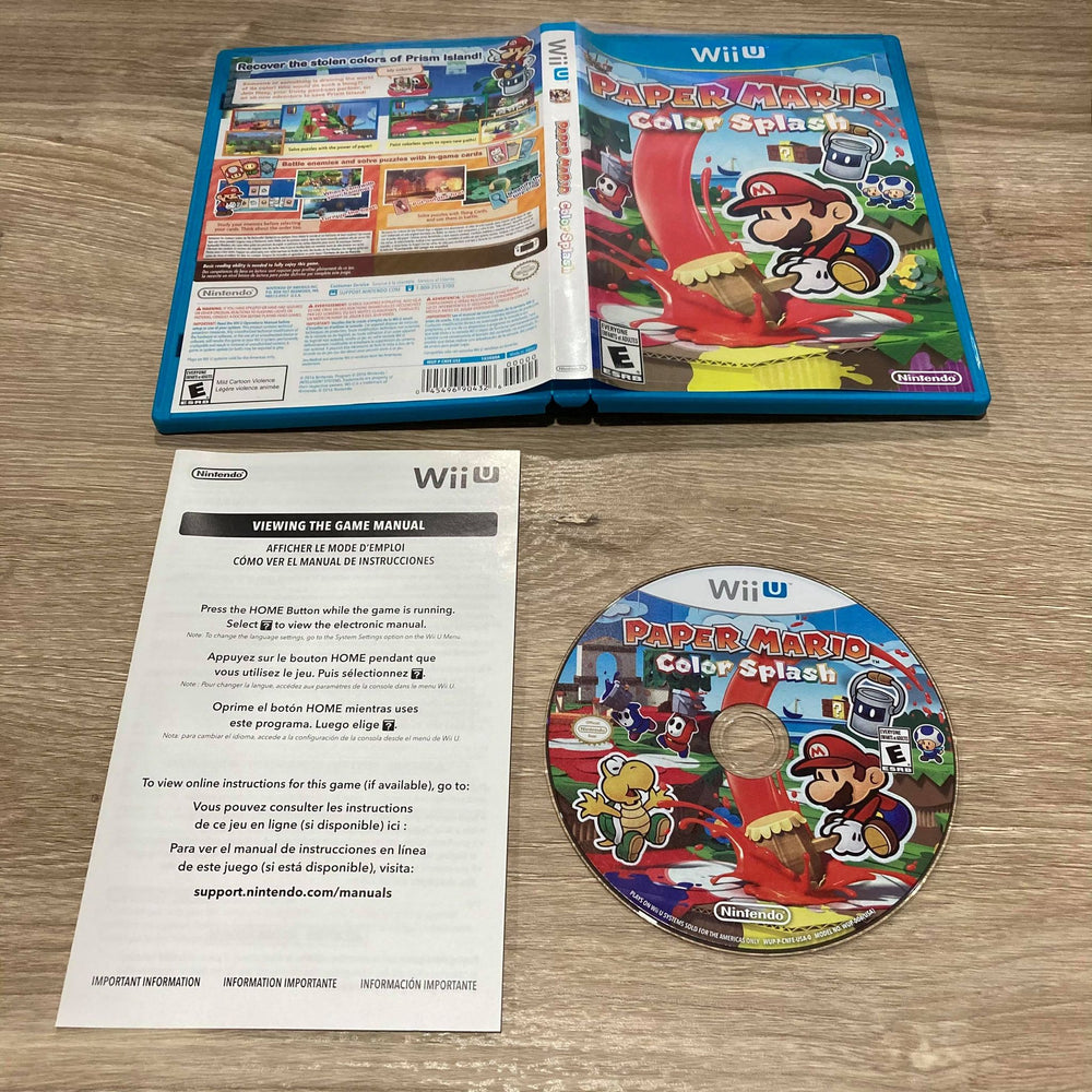 Paper Mario Color Splash Wii U