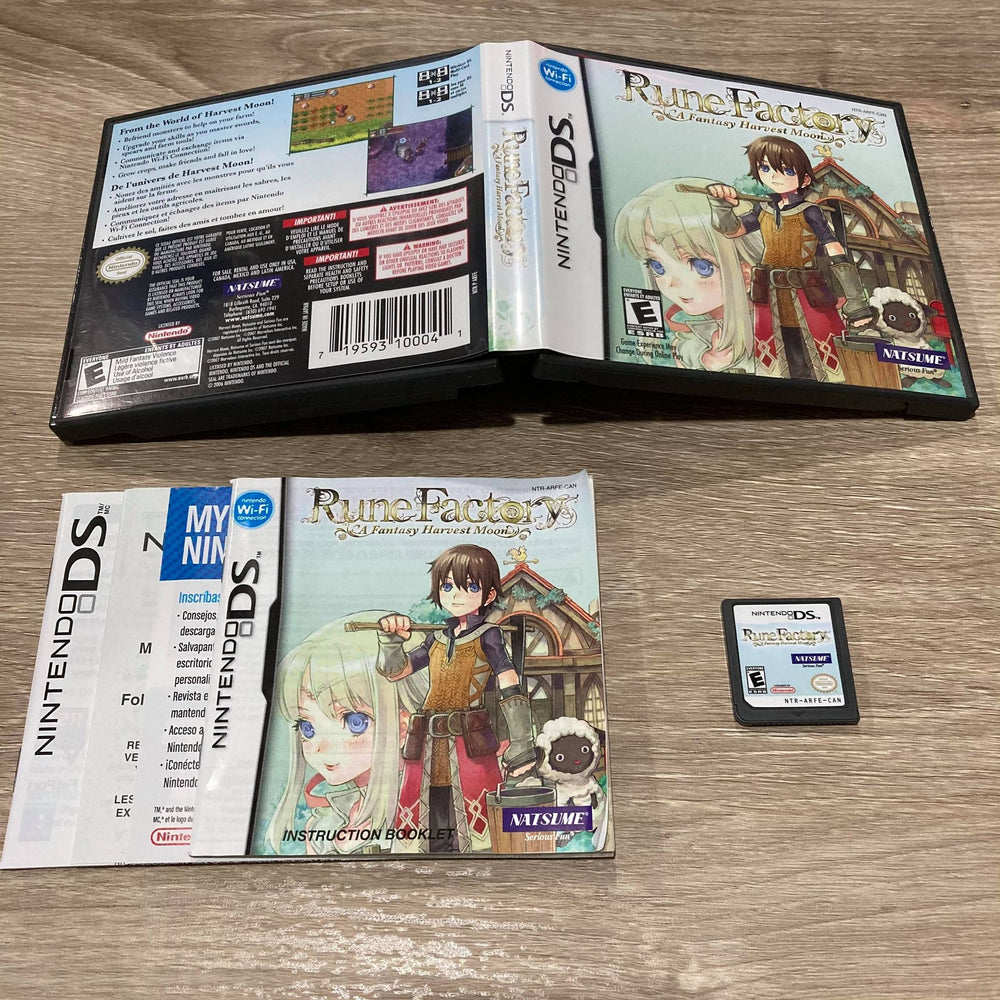 Rune Factory A Fantasy Harvest Moon Nintendo DS