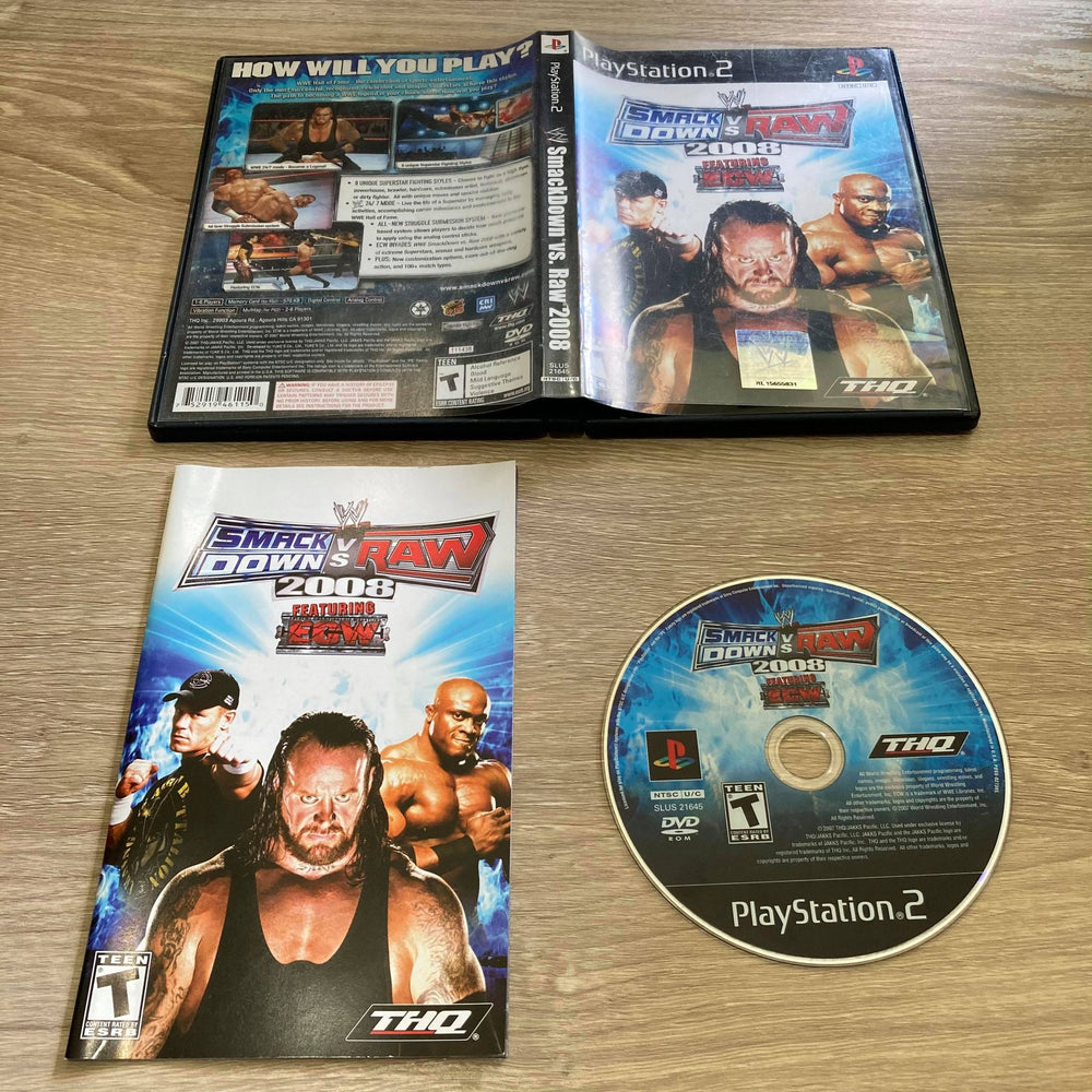WWE Smackdown Vs. Raw 2008 Playstation 2