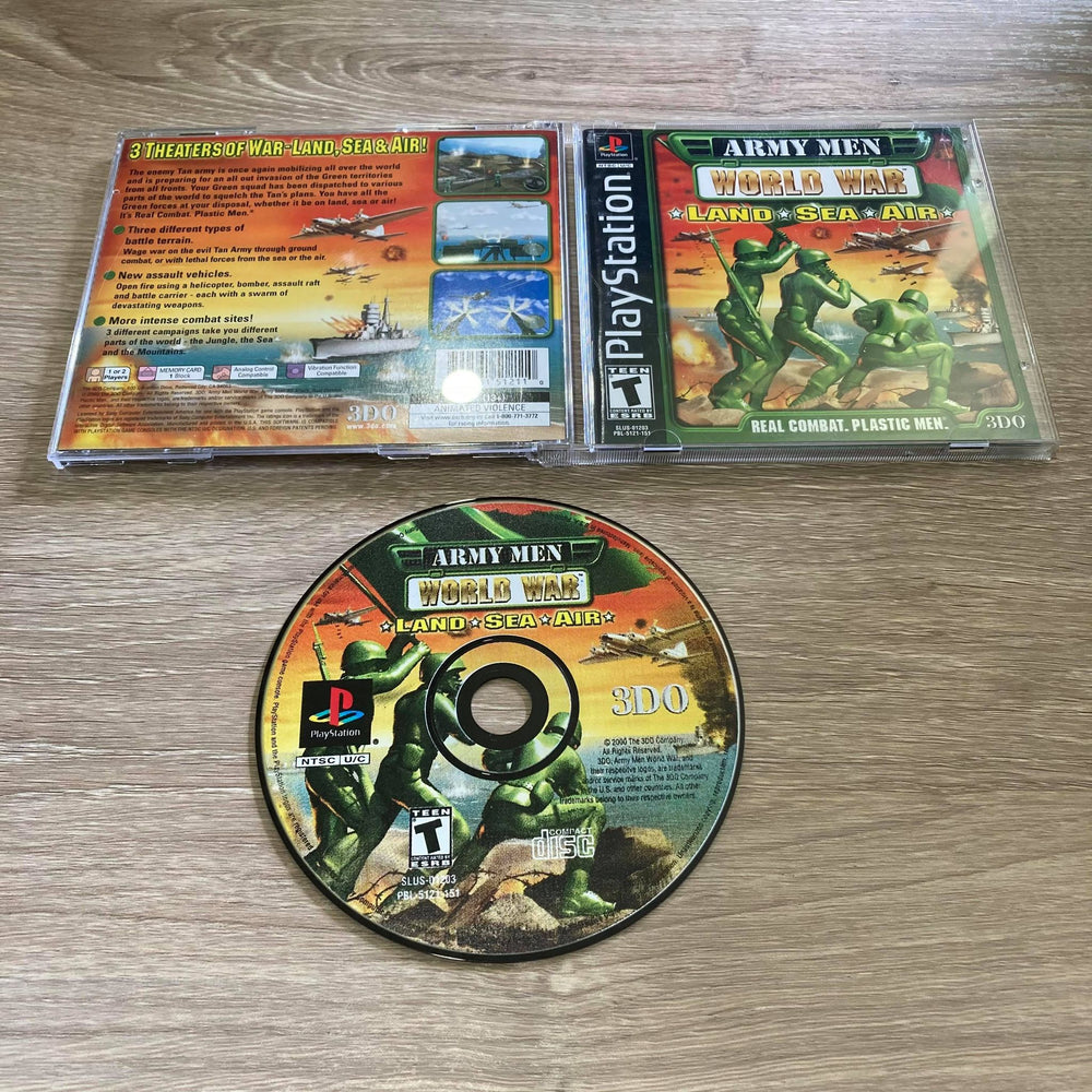 Army Men World War Land Sea Air Playstation