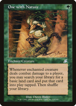 One with Nature Scourge Magic Card