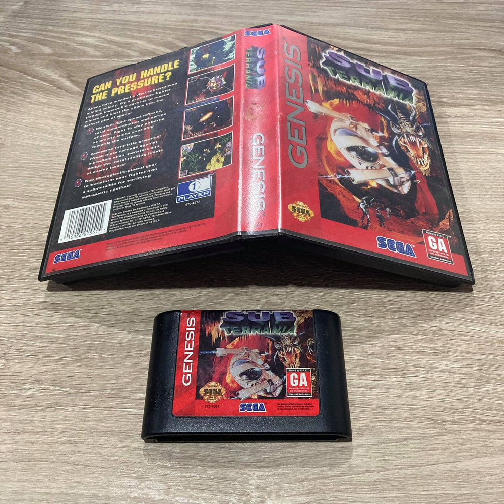 Sub Terrania Sega Genesis