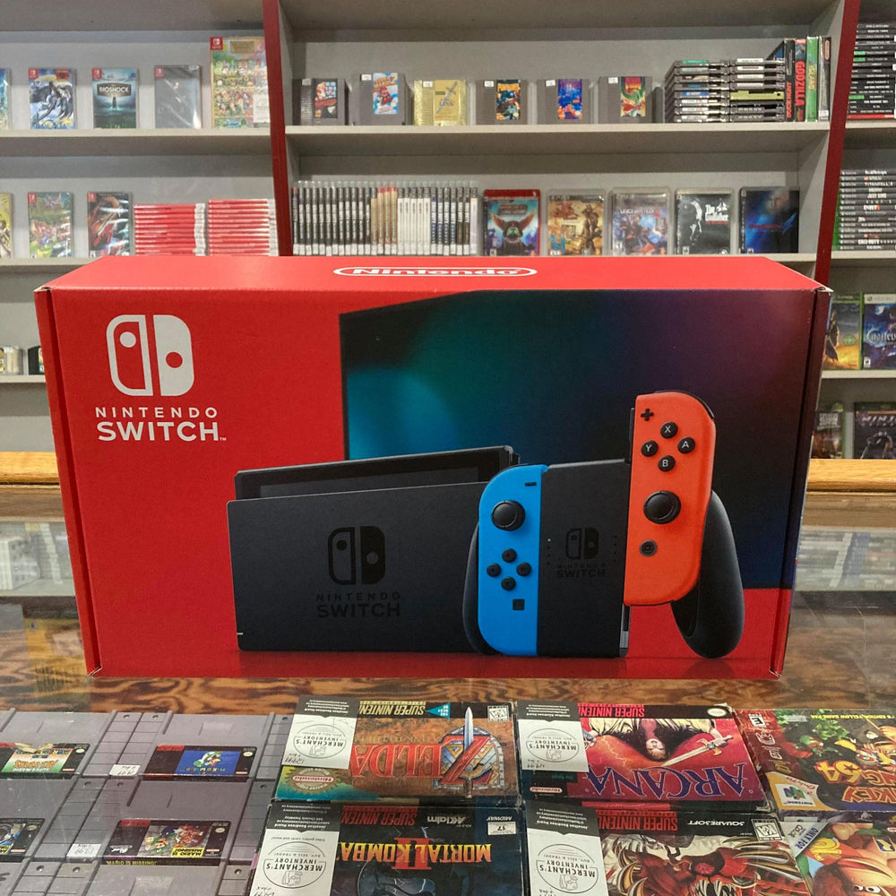 Nintendo Switch With Blue And Red Joy-Con [Version 2] Nintendo Switch