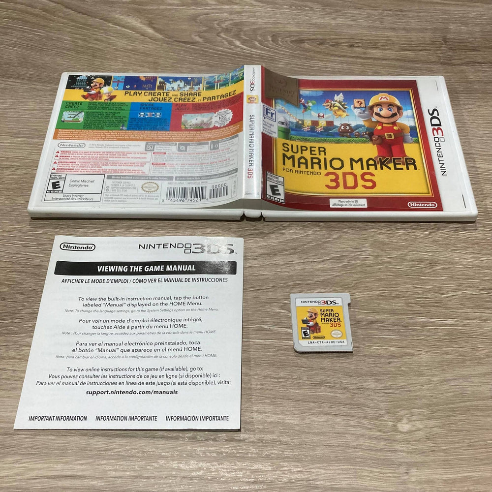 Super Mario Maker [Nintendo Selects] Nintendo 3DS