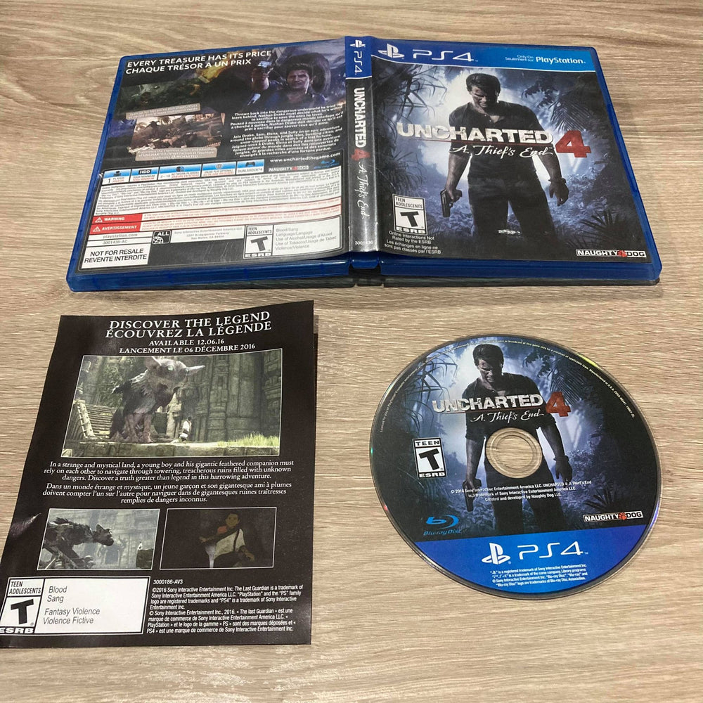 Uncharted 4 A Thief's End Playstation 4