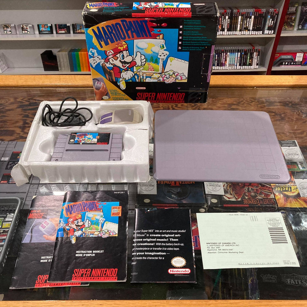 Mario Paint [Mouse Bundle] Super Nintendo