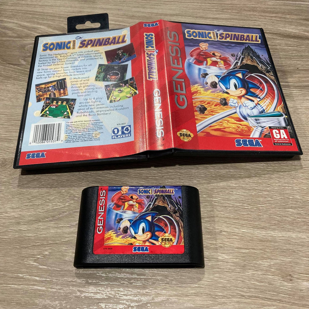 Sonic Spinball Sega Genesis