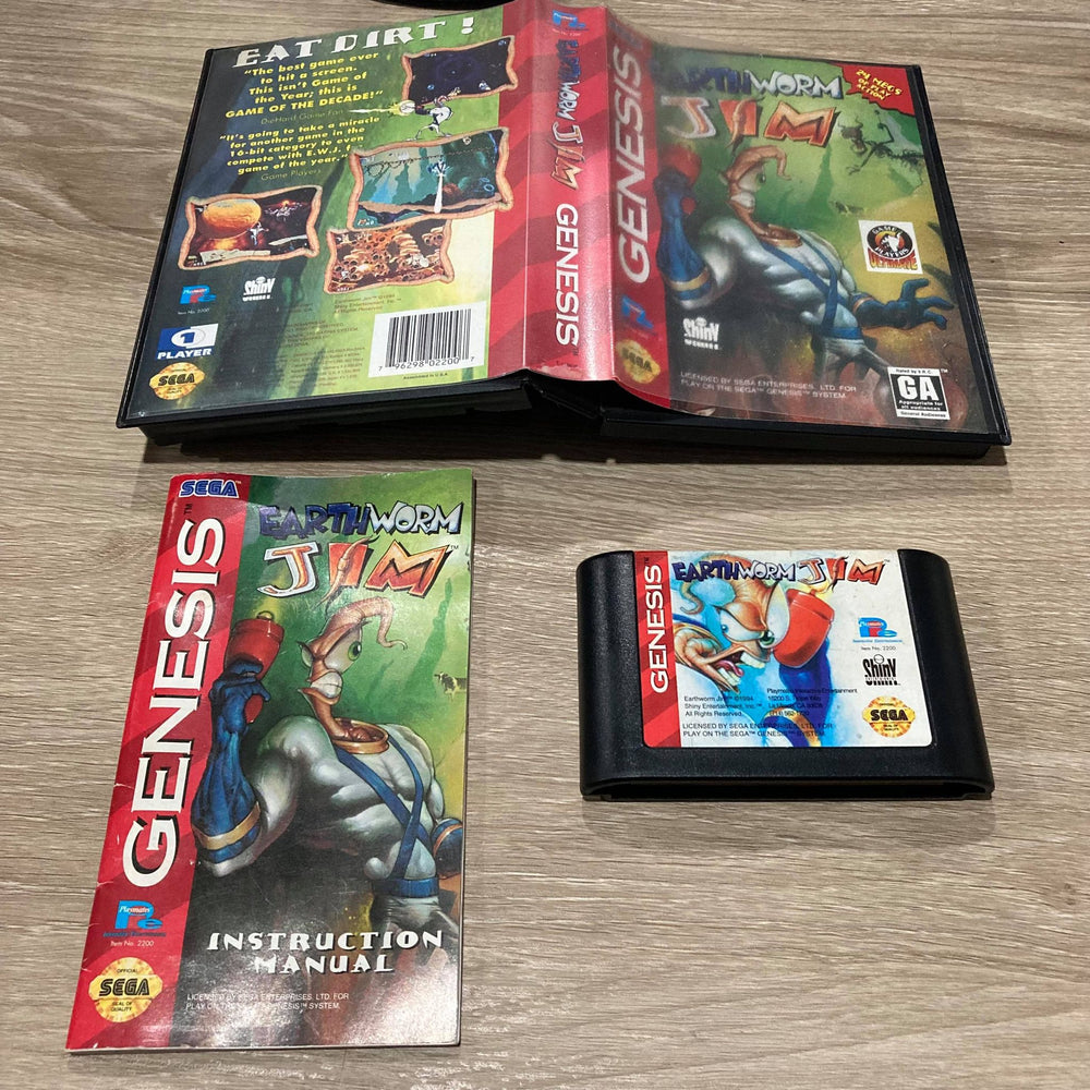 Earthworm Jim Sega Genesis