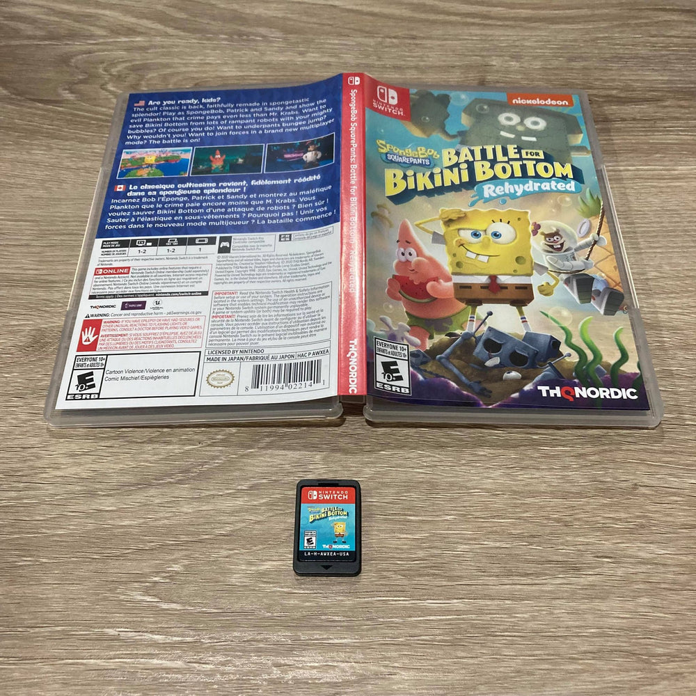 SpongeBob SquarePants Battle For Bikini Bottom Rehydrated Nintendo Switch