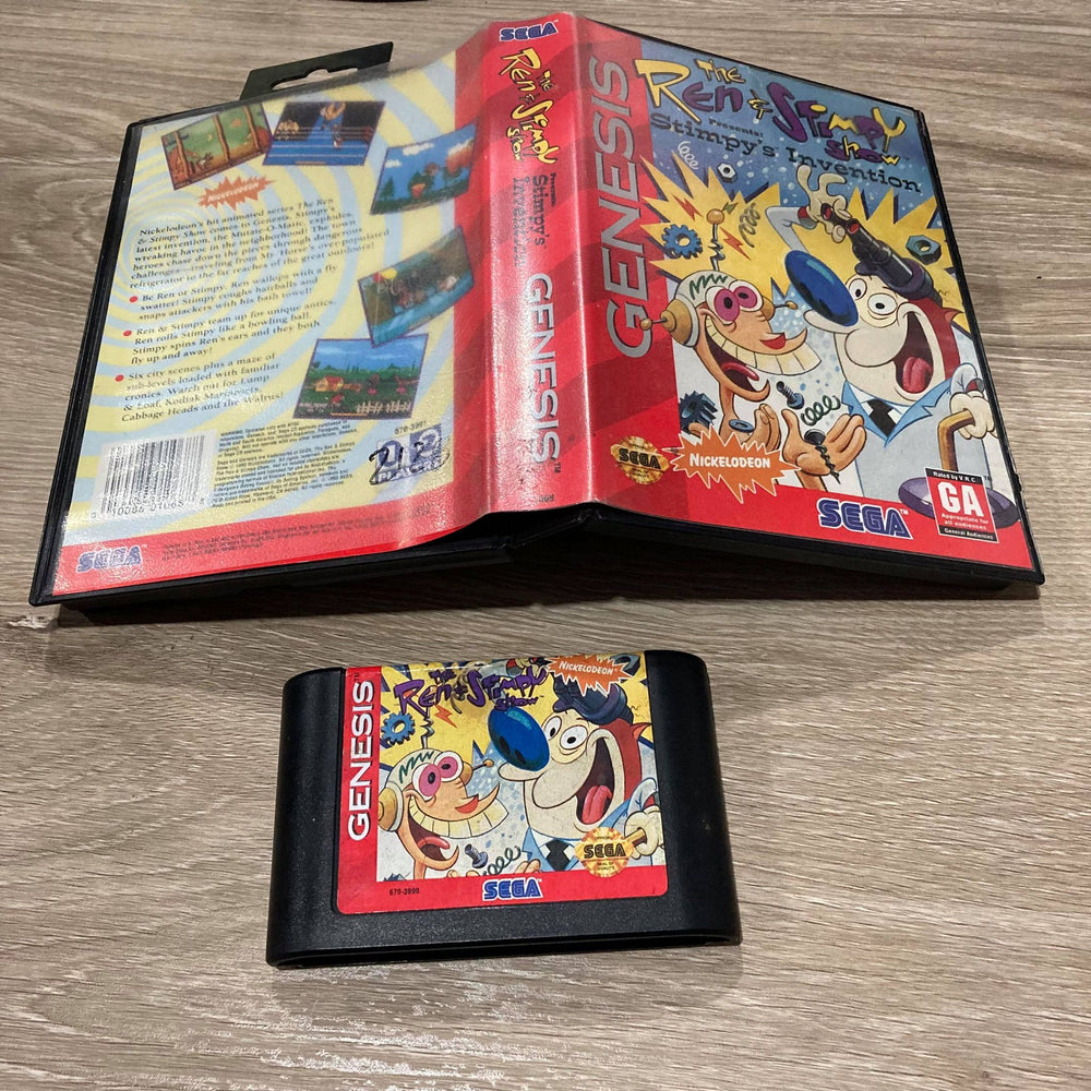 The Ren And Stimpy Show Stimpy's Invention Sega Genesis