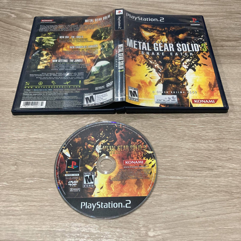 Metal Gear Solid 3 Snake Eater Playstation 2