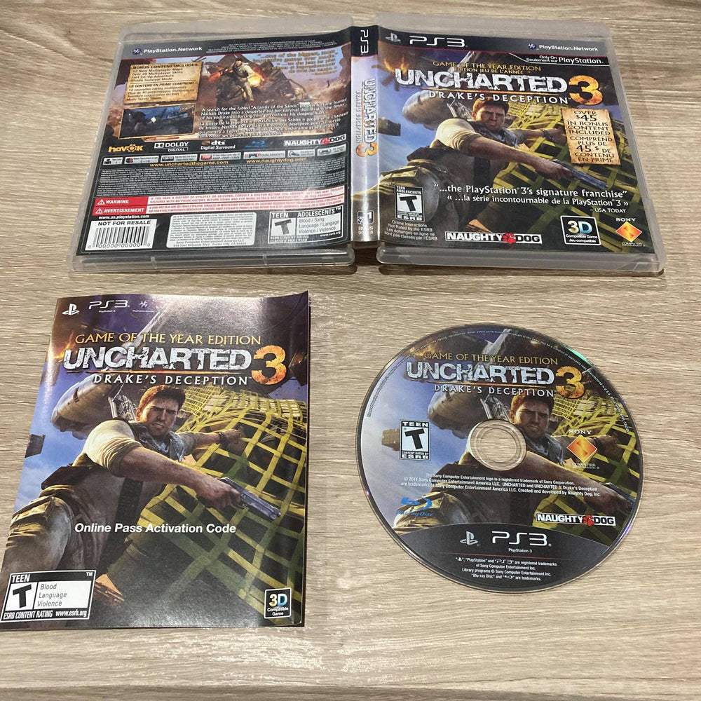Uncharted 3 [Game Of The Year] Playstation 3