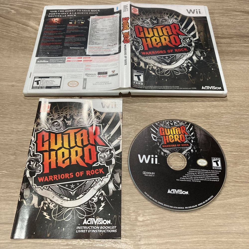 Guitar Hero: Warriors Of Rock Wii