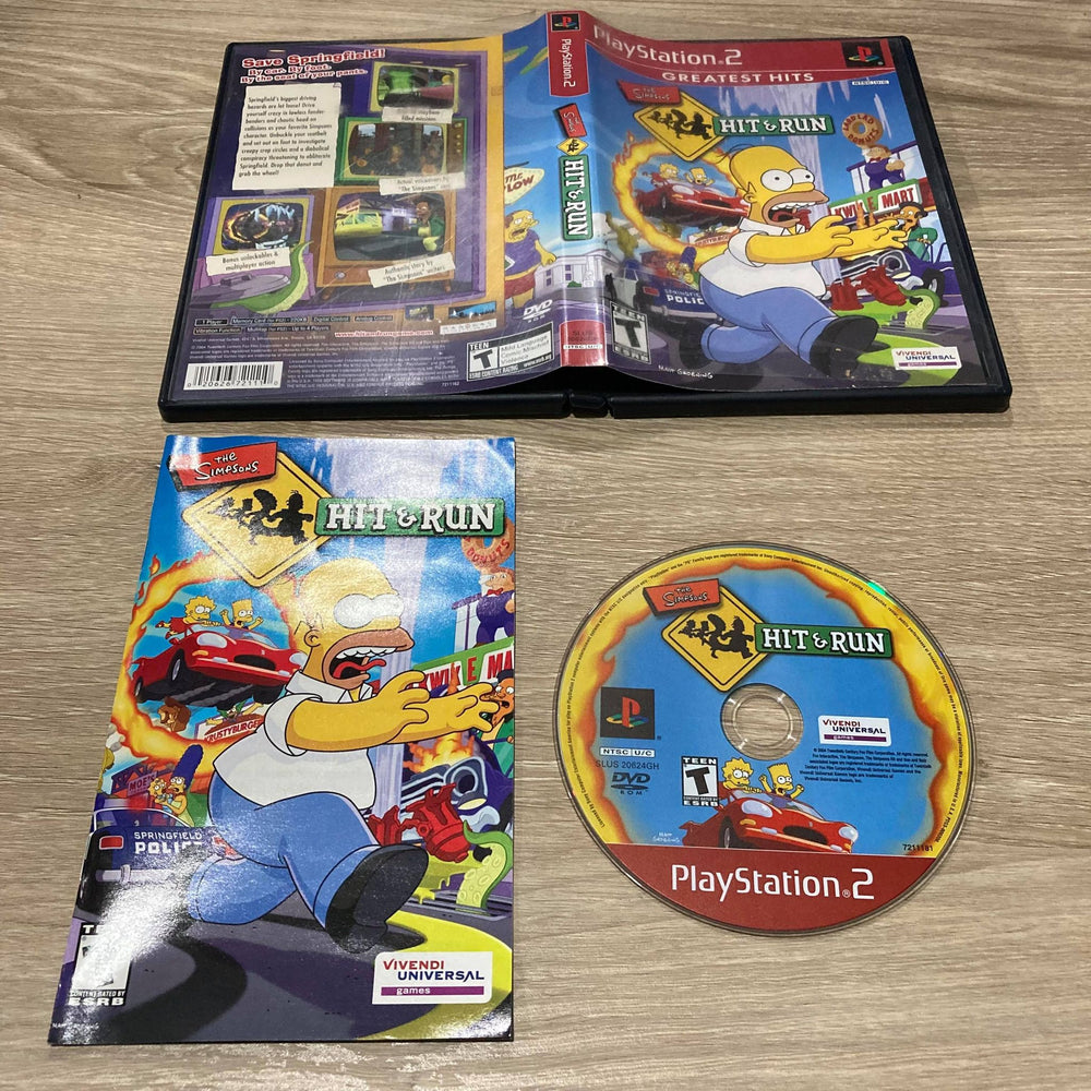 The Simpsons Hit And Run [Greatest Hits] Playstation 2