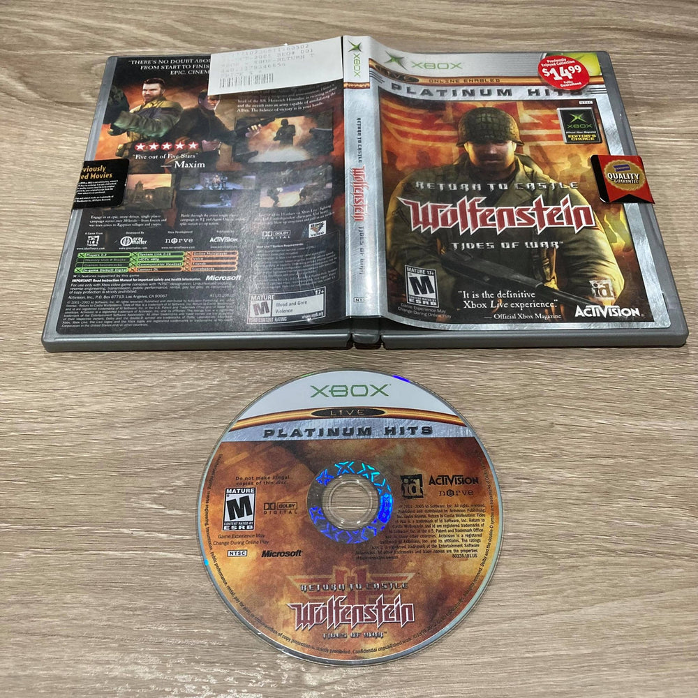 Return To Castle Wolfenstein [Platinum Hits] Xbox