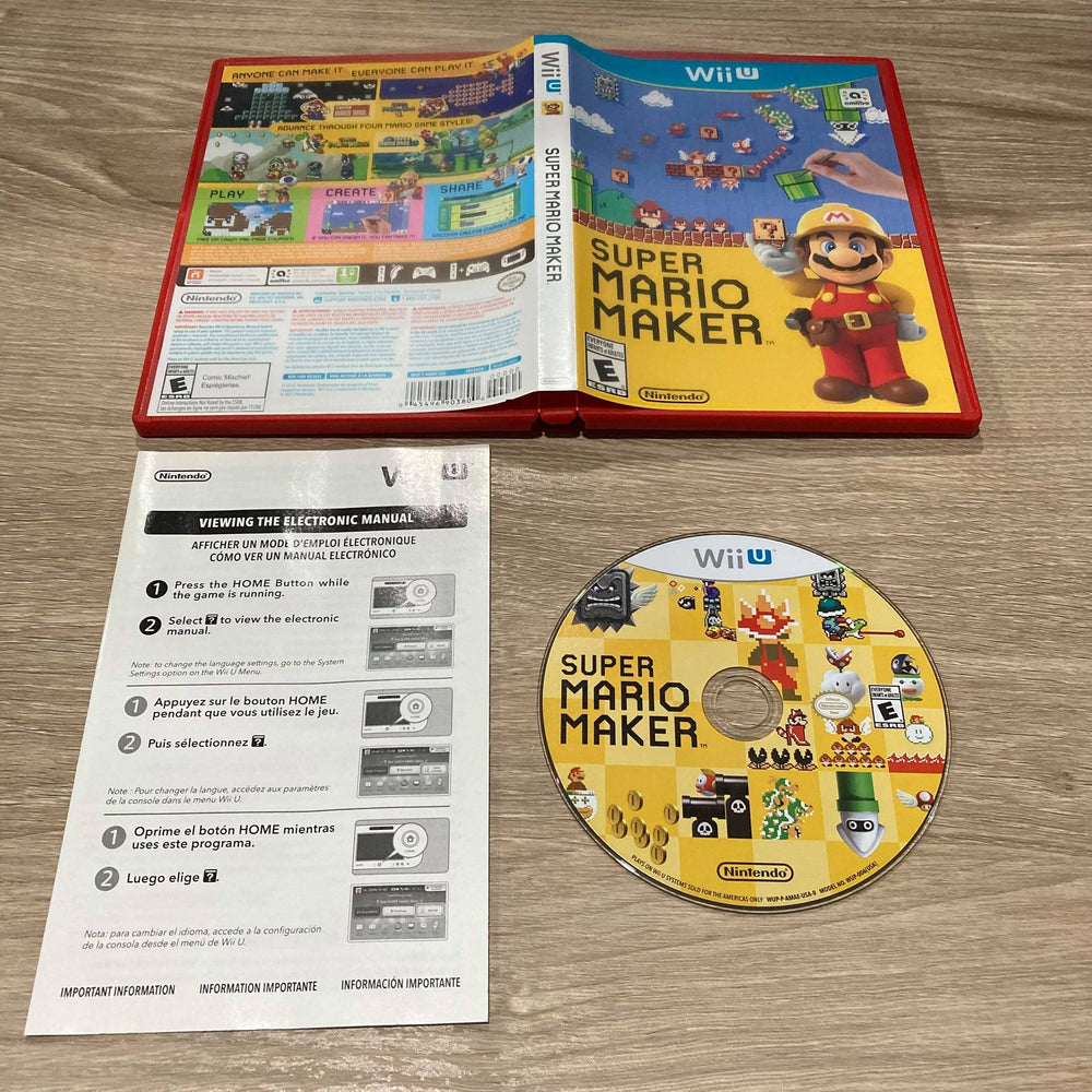 Super Mario Maker Wii U