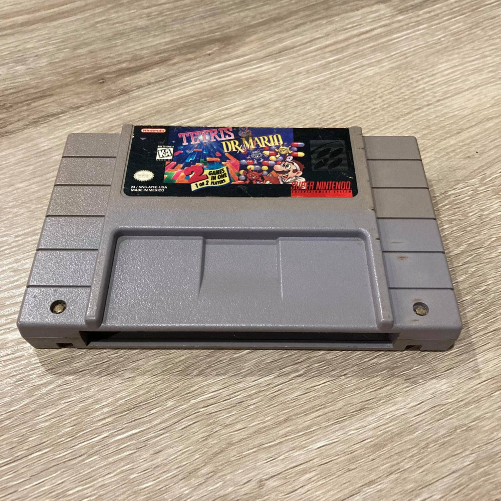 Tetris And Dr. Mario Super Nintendo