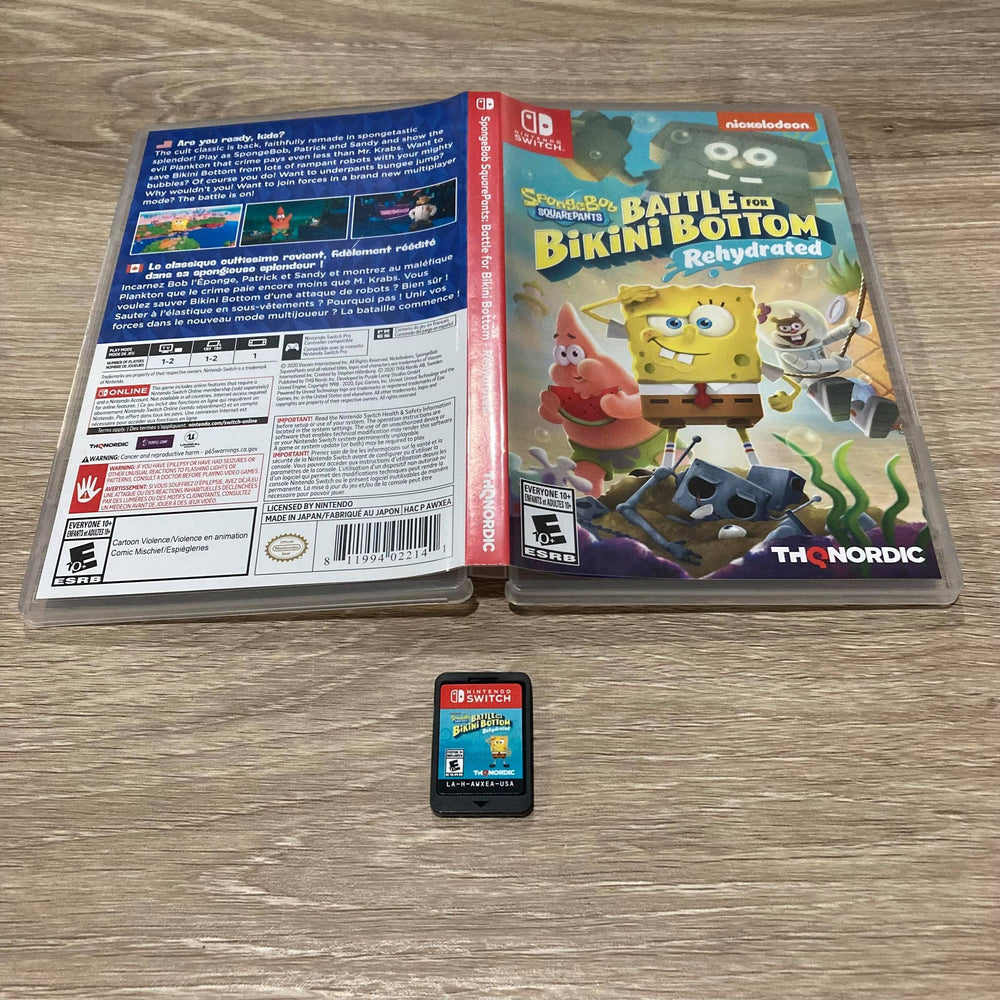 SpongeBob SquarePants Battle For Bikini Bottom Rehydrated Nintendo Switch