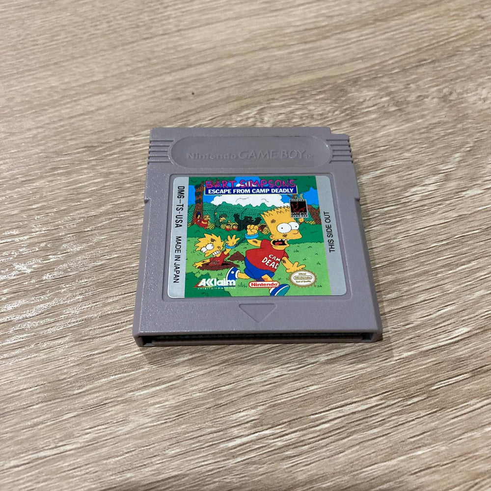 Bart Simpson's Escape From Camp Deadly GameBoy