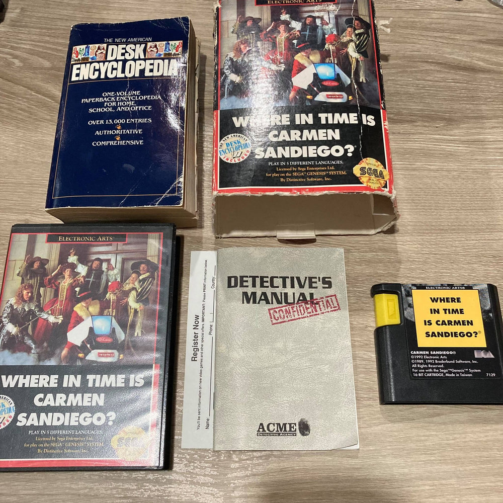 Where in Time is Carmen Sandiego Sega Genesis