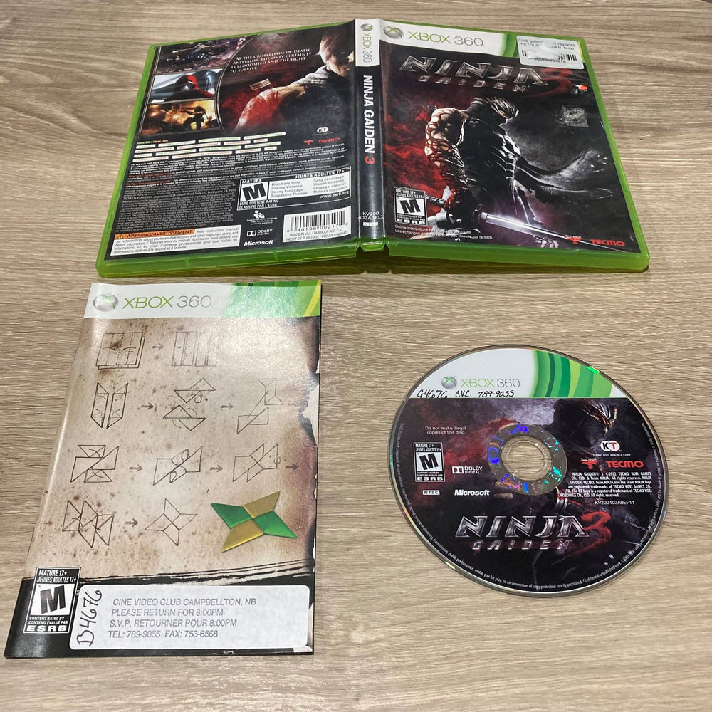 Ninja Gaiden 3 Xbox 360