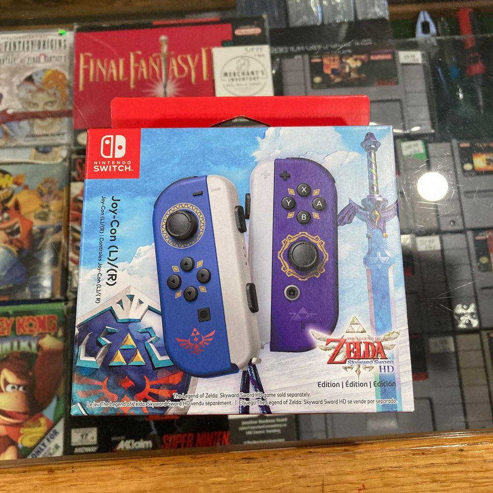 Nintendo Switch Joy Con Controller Zelda Skyward Sword Edition