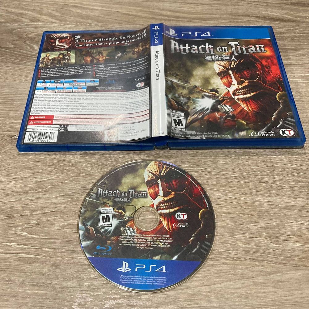 Attack On Titan Playstation 4