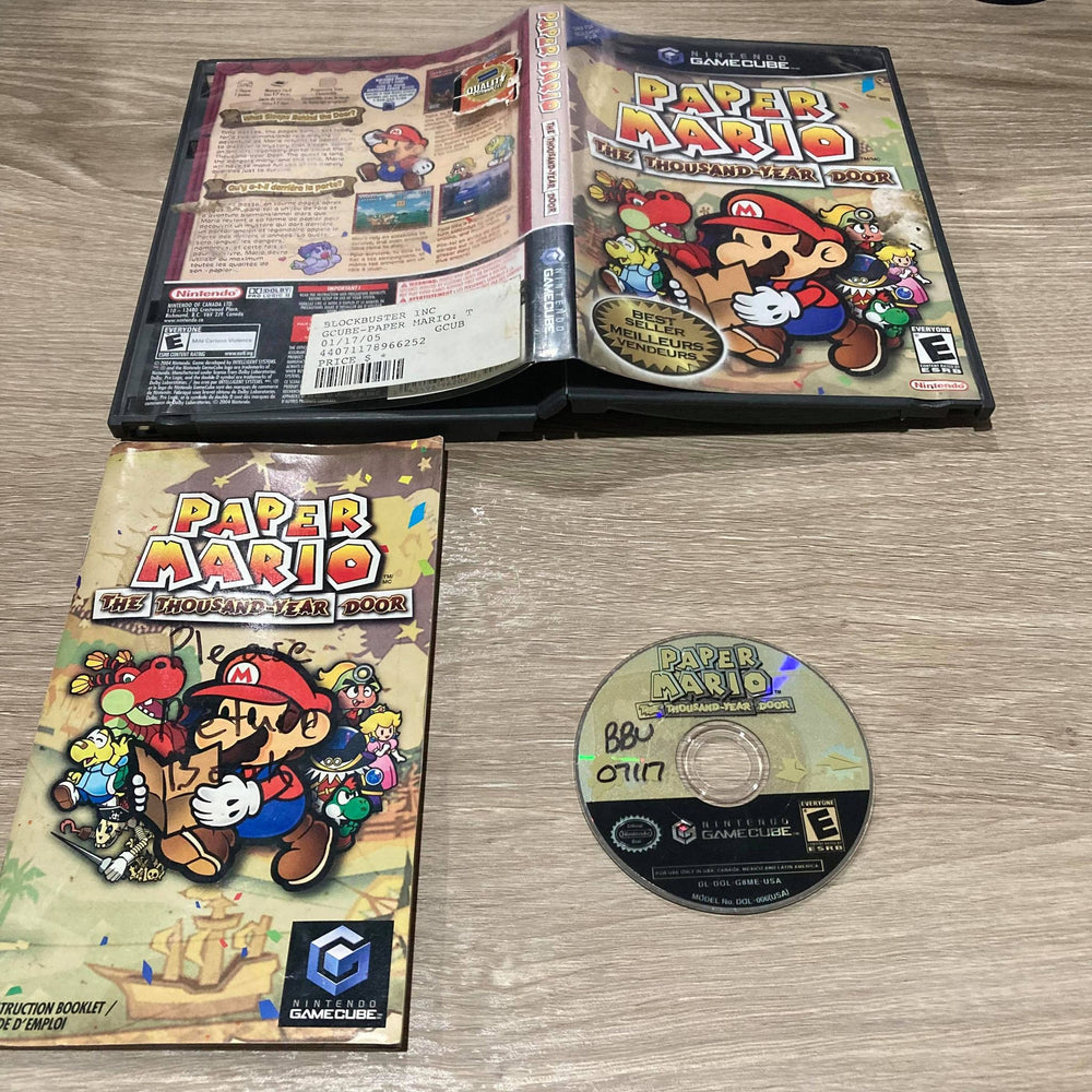 Paper Mario Thousand Year Door Gamecube