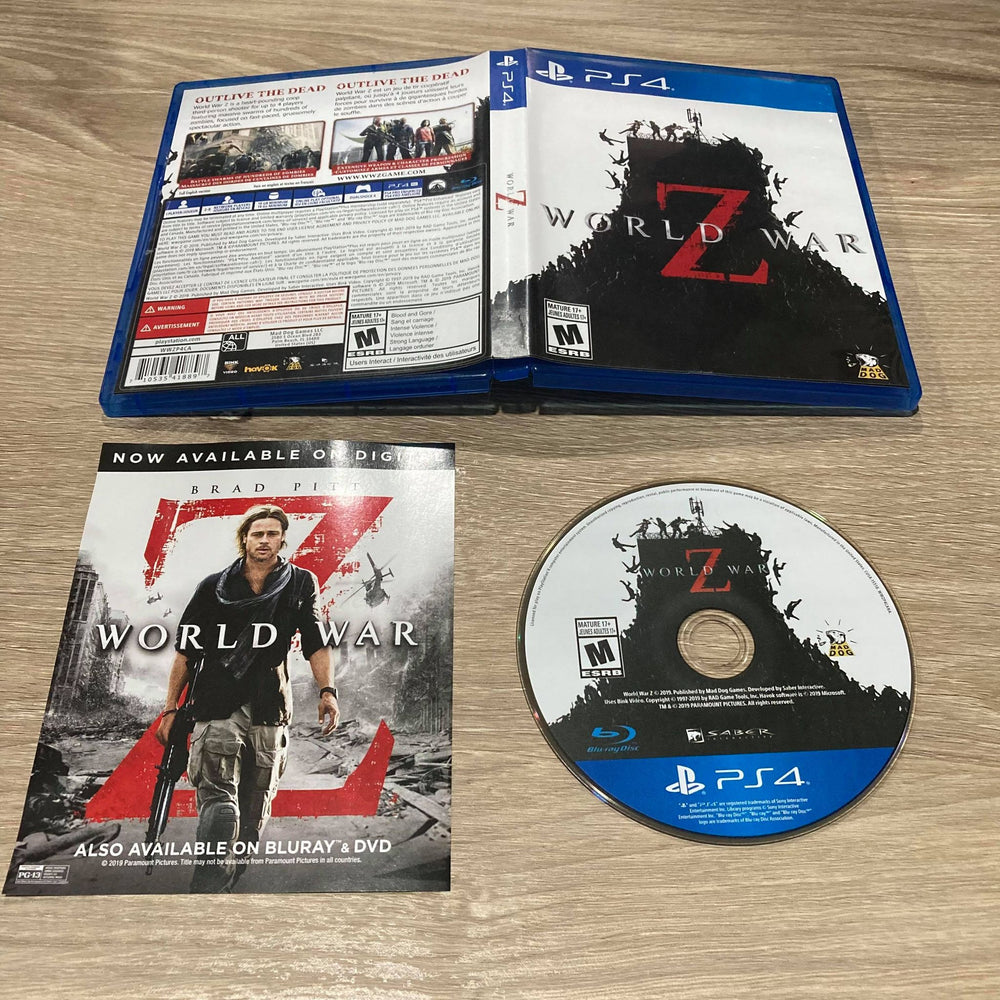 World War Z Playstation 4