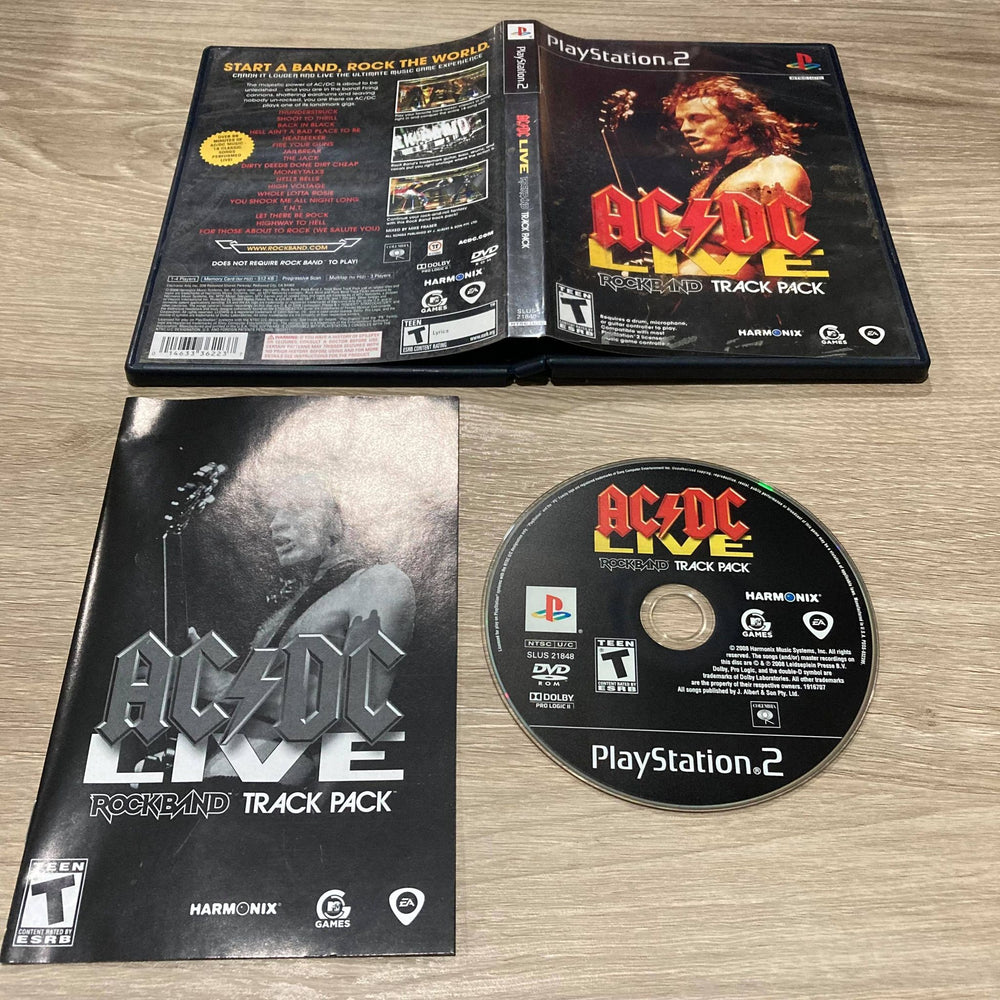 AC/DC Live Rock Band Track Pack Playstation 2