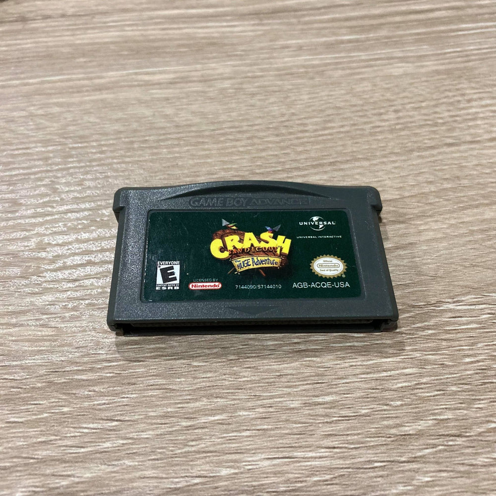 Crash Bandicoot The Huge Adventure GameBoy Advance