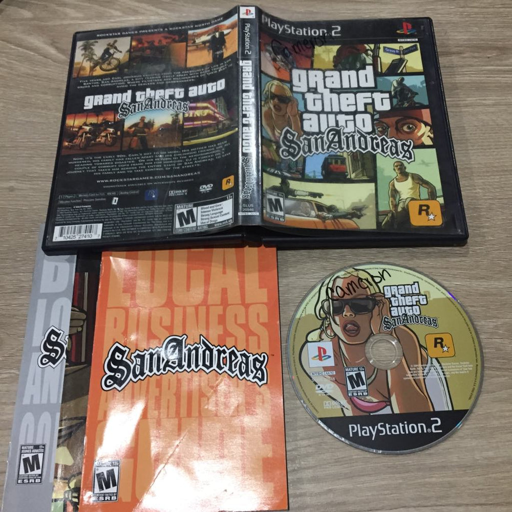 Grand Theft Auto San Andreas Playstation 2