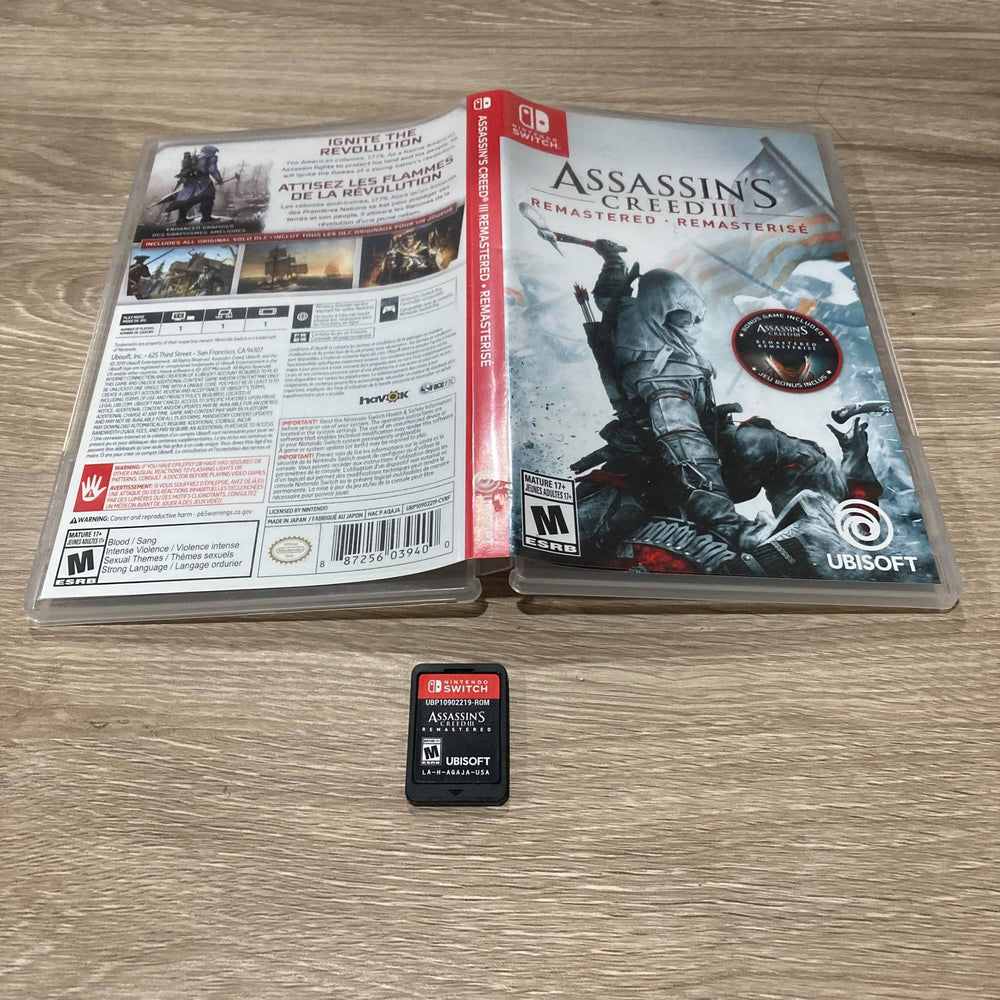 Assassin's Creed III Remastered Nintendo Switch