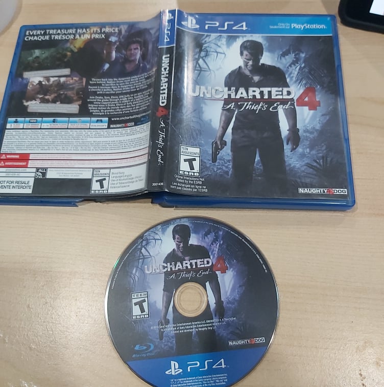 Uncharted 4 A Thief's End Playstation 4
