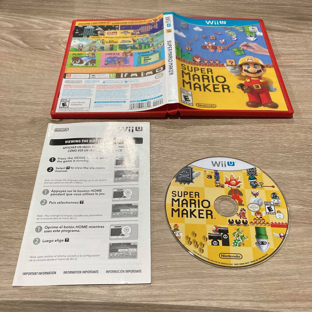 Super Mario Maker Wii U