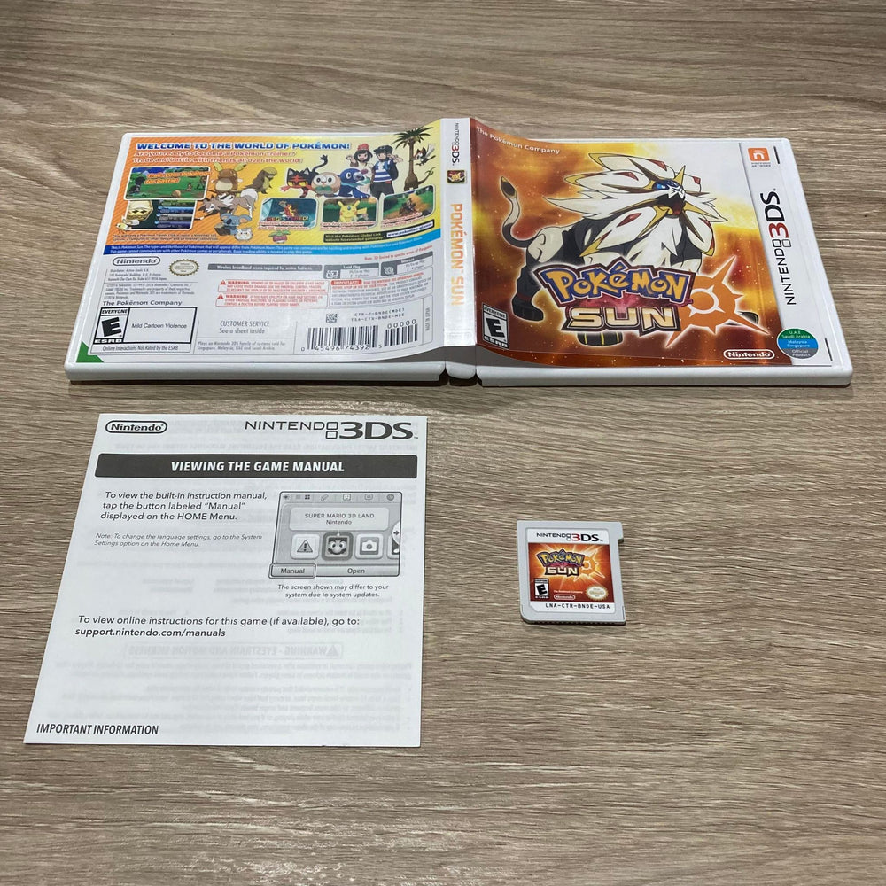 Pokemon Sun Nintendo 3DS