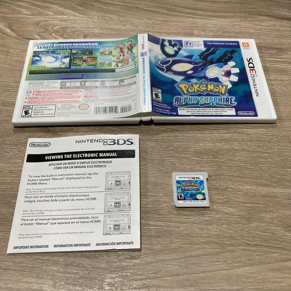 Pokemon Alpha Sapphire Nintendo 3DS