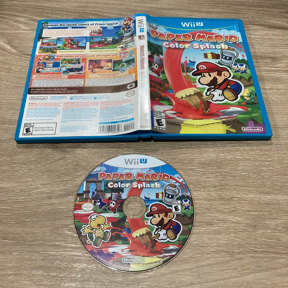 Paper Mario Color Splash Wii U