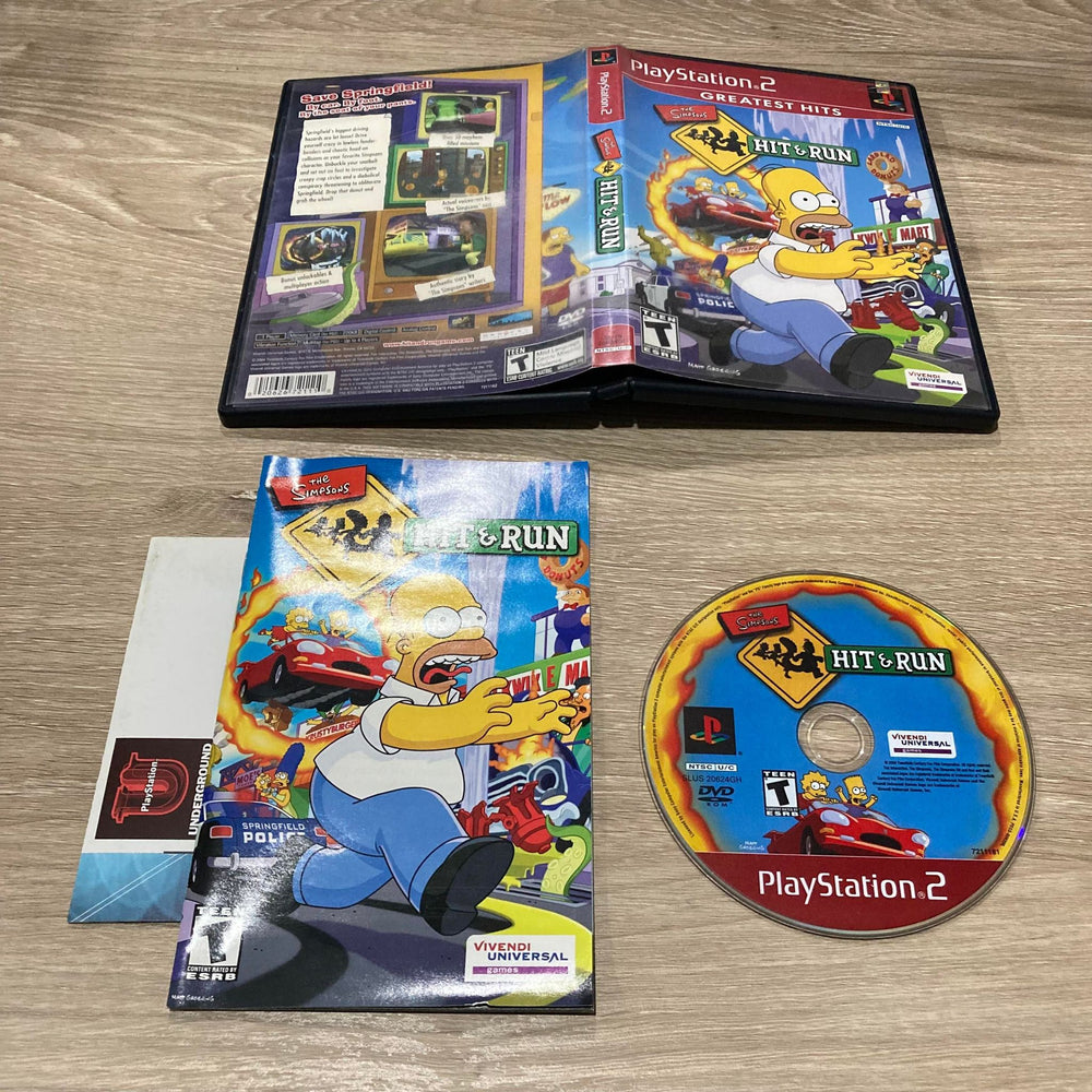 The Simpsons Hit And Run [Greatest Hits] Playstation 2