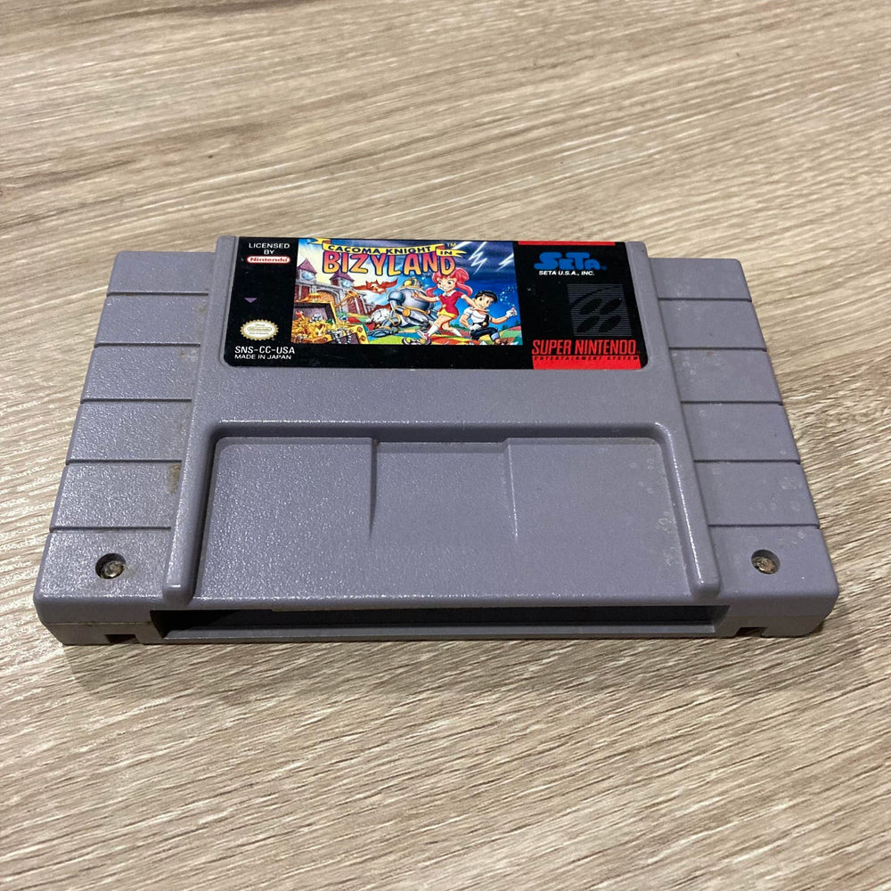 Cacoma Knight In Bizyland Super Nintendo